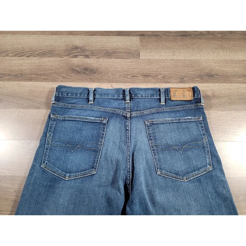 Polo Ralph Lauren Jeans Hampton Straight Size 38x32* Dark Wash Cotton Blend Mens